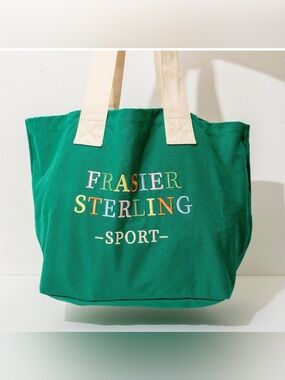 Frasier Sterling Sport Canvas Tote - Green - NWT